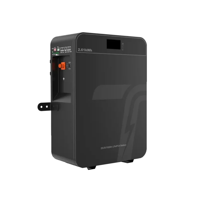 25.6V 100Ah LiFePO4 Solar Lithium Battery