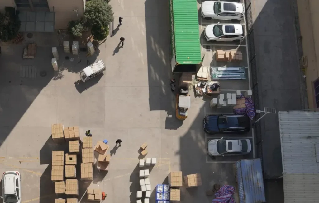 Transport of solar battery
