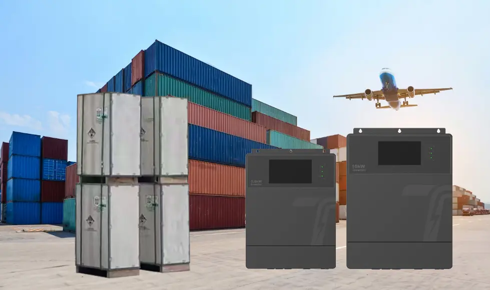 Transportation of solar inverters