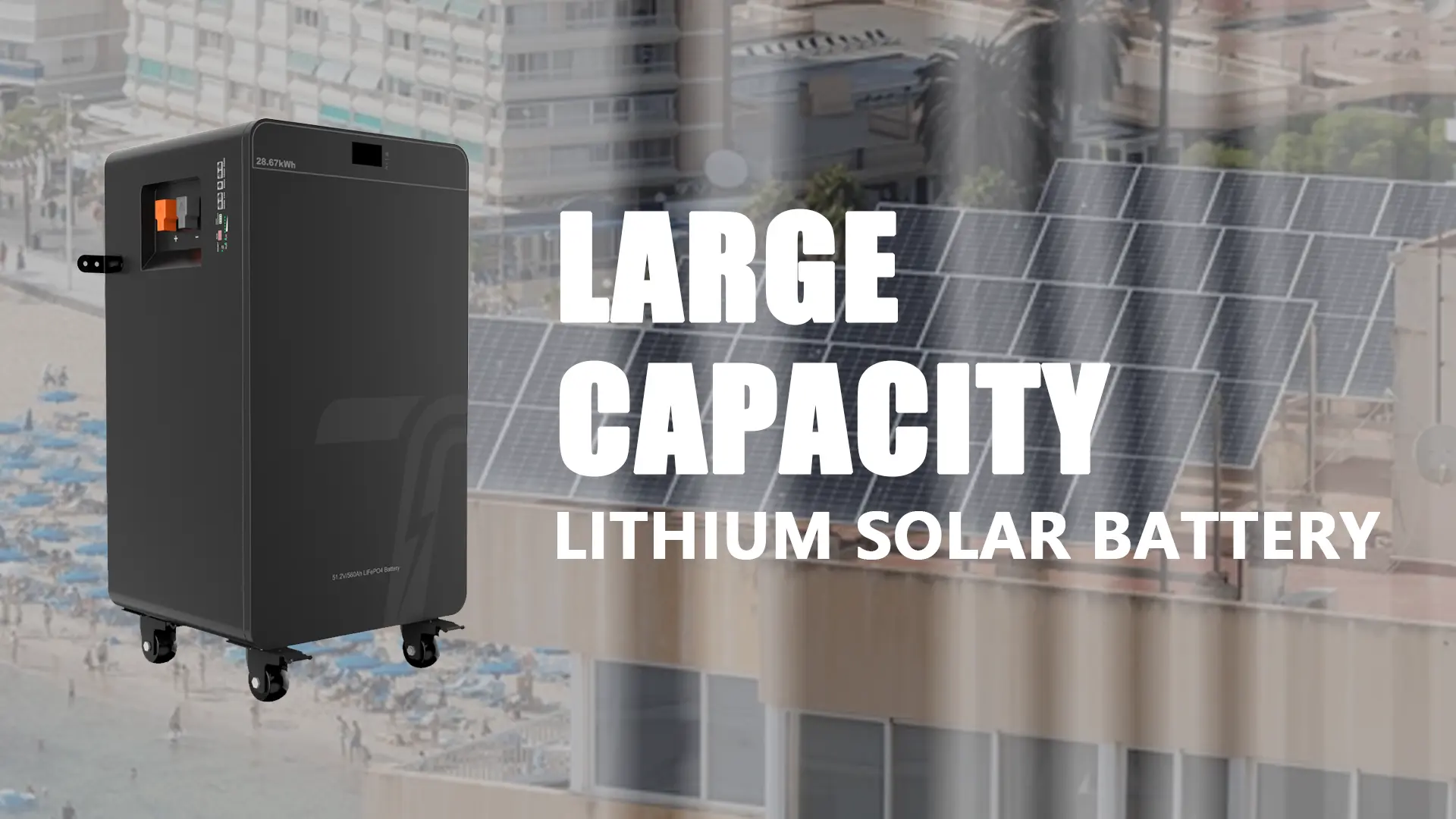 Hotel solar lithium battery