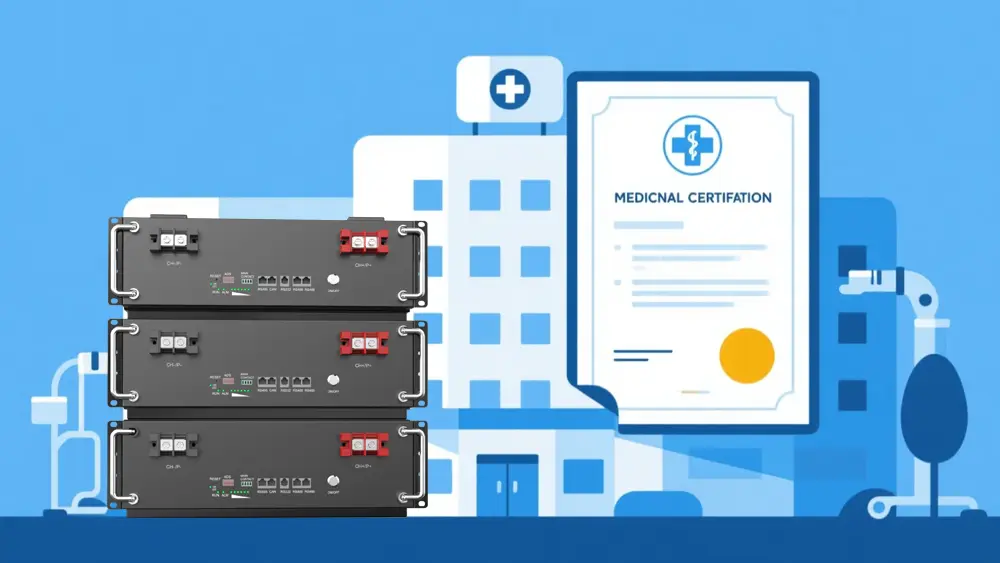 Batteries with medical certification