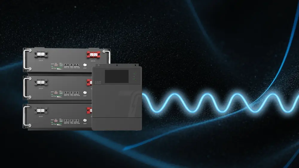 Safe battery + pure sine wave inverter output