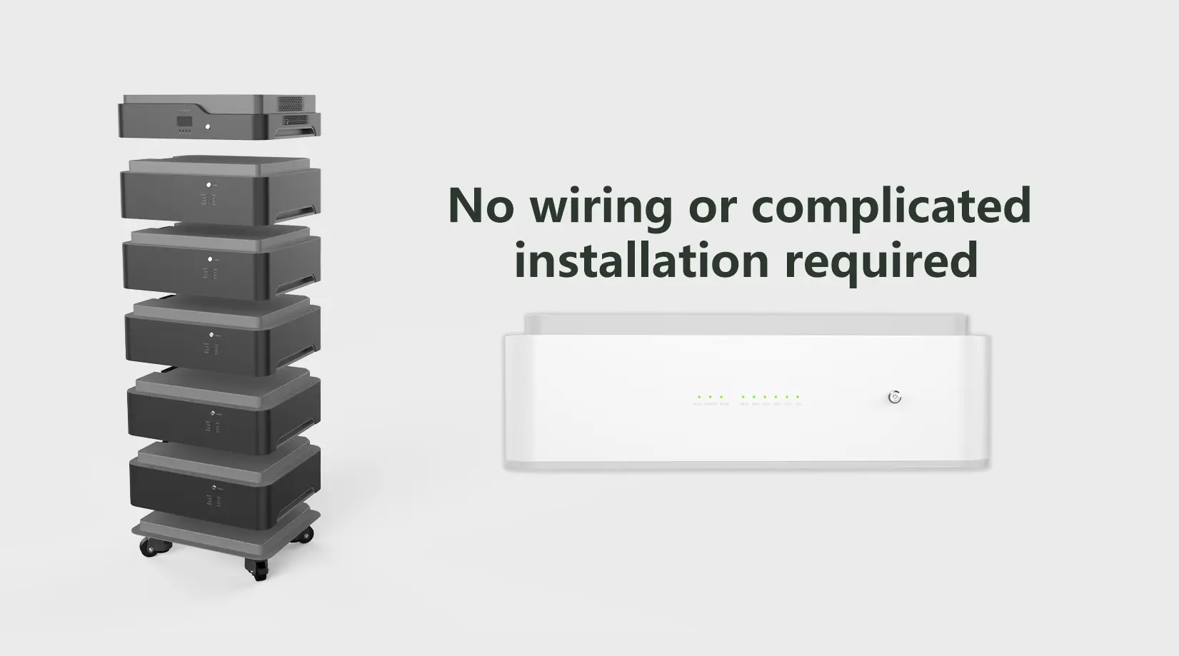 Easy-to-install solar batteries