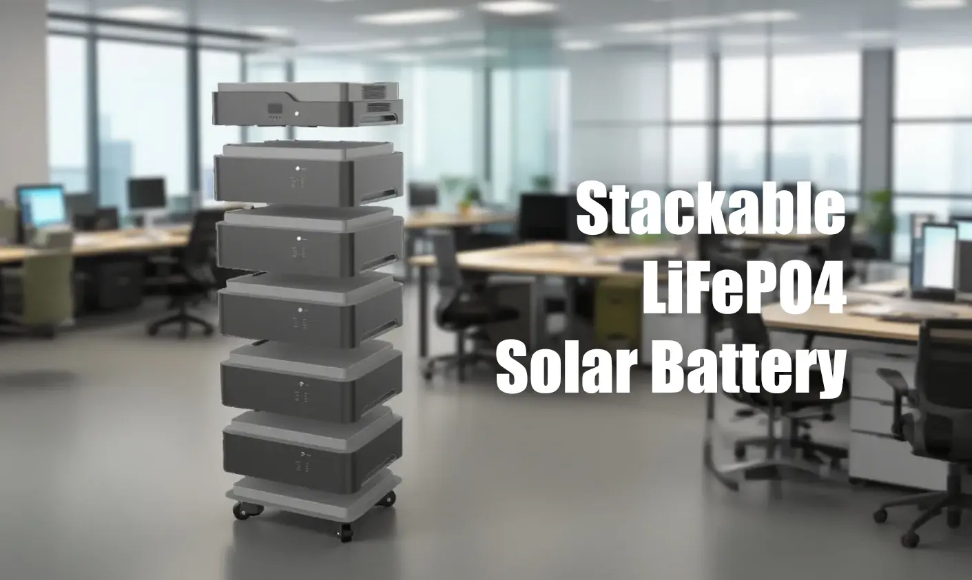 Stackable LiFePO4 Solar Battery
